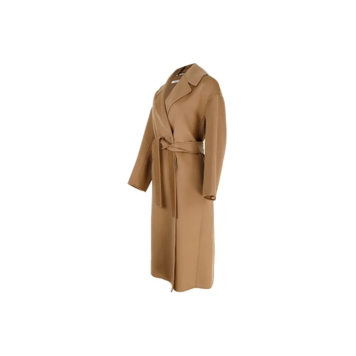 'S MAX MARA Belted Long Sleeved Coat-2