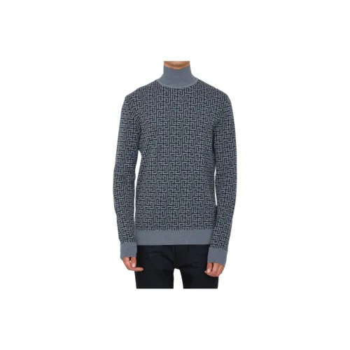 BALMAIN Sweaters Men Gray