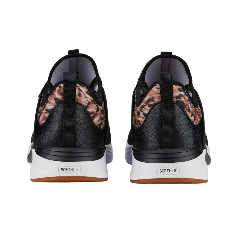 PUMA Softride Ruby Safari Anti-Slip And Wear-Resistant Lightweight Low-Top Running Shoes Women's Black Brown-4