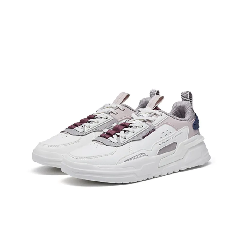 XTEP Hacker Series Low Top Skateboard Shoes Women's Silent Gray-2