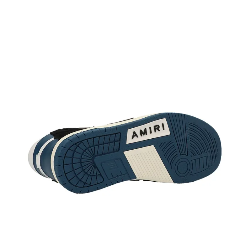 AMIRI Skel Top Hi Navy White-3