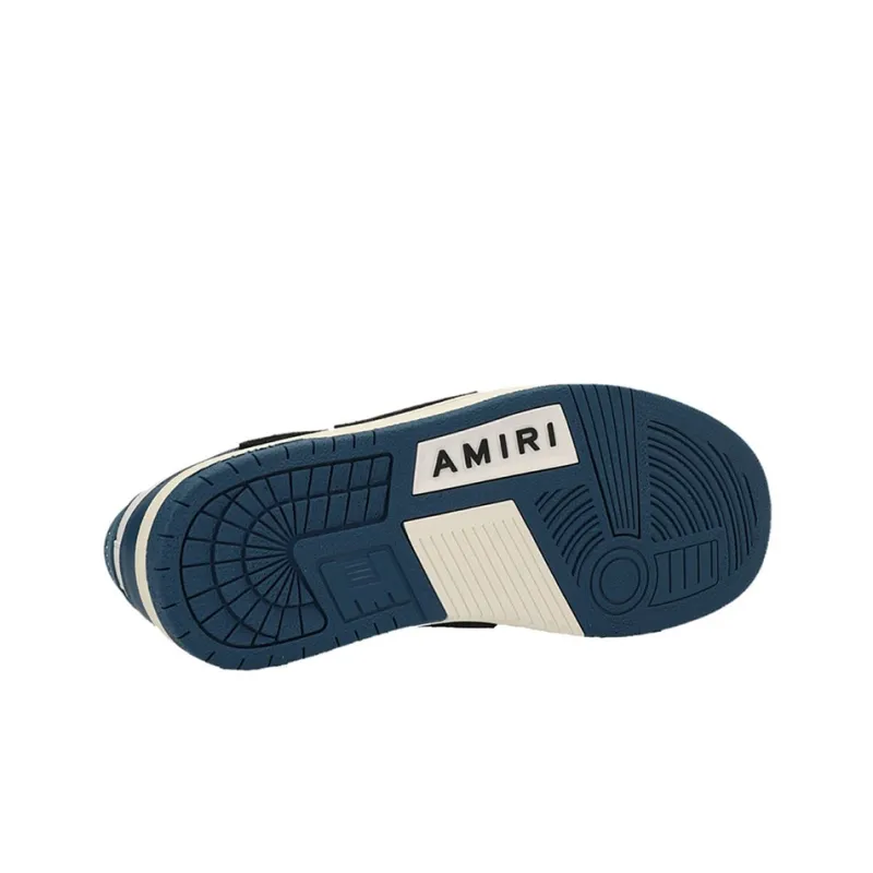 AMIRI Skel Top Low White Navy Blue Black-4