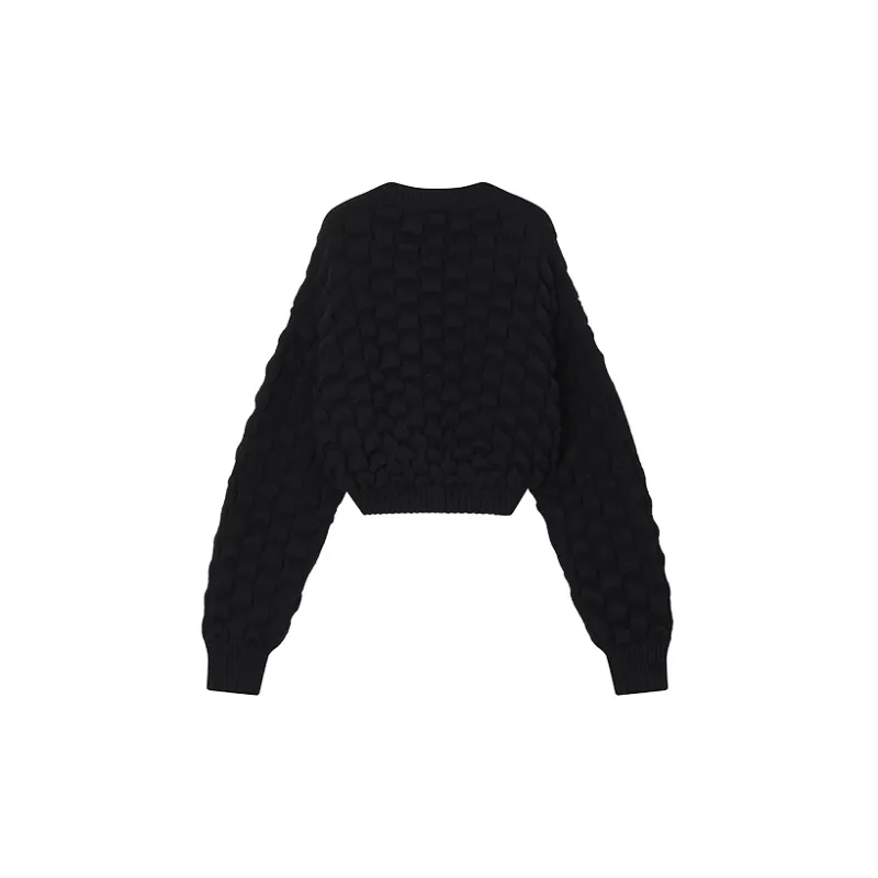 UOOYAA Cashmere Sweaters Women's Black-1