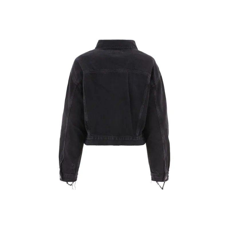AGOLDE Denim Jackets Women's Black-1