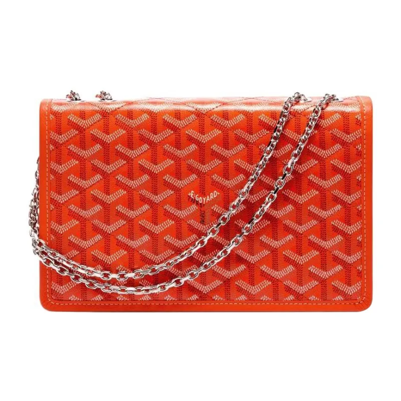 GOYARD Alexandre III Canvas With Leather Shoulder Bag Crossbody Bag Women's Orange-0
