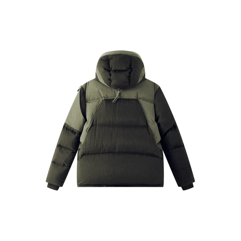 LNG X Nemen Collection Down Jackets Unisex Army Green-1