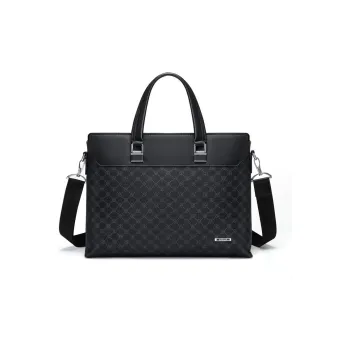 GOLF PVC Laptop Bag, Handbag, Shoulder Bag, Crossbody Bag, Briefcase Tubas Men's Black