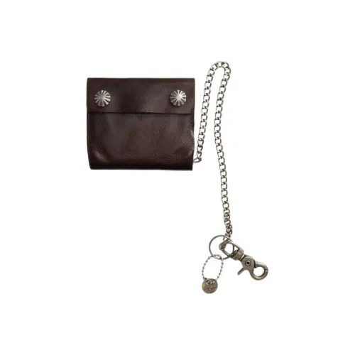 Polo Ralph Lauren Cow Leather Wallet Men's Dark Brown