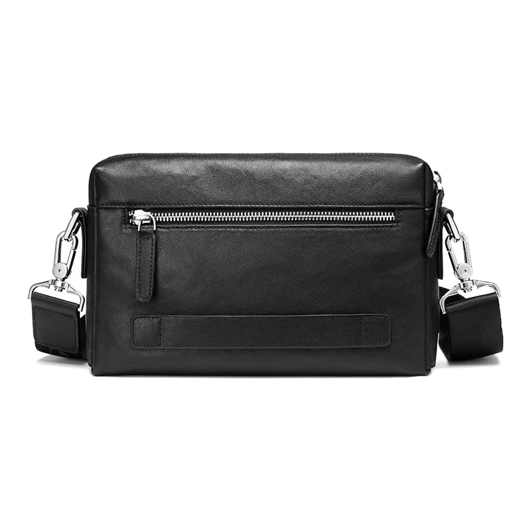 GOLF Cow Leather Bag, Crossbody Bag, Shoulder Bag Men's Black-4