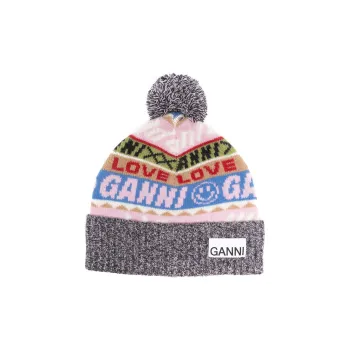 GANNI Graphic Beanie