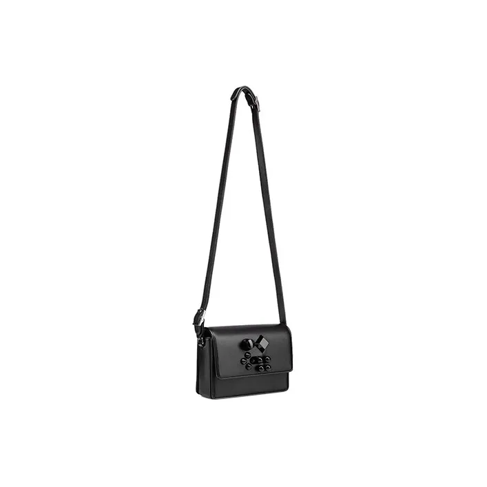 CL LUBOTING Calfskin Crossbody Bag Shoulder Bag Women's Black-3