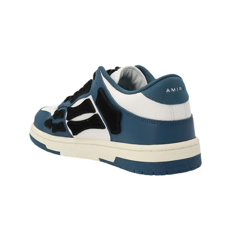 AMIRI Skel Top Low White Navy Blue Black-3
