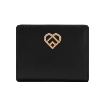 Furla My Joy Taita Calfskin Wallet Small Size Women's Black