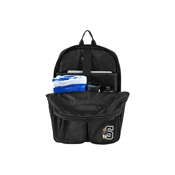 Skechers Fabric Backpack Regular Unisex Carbon Black-4