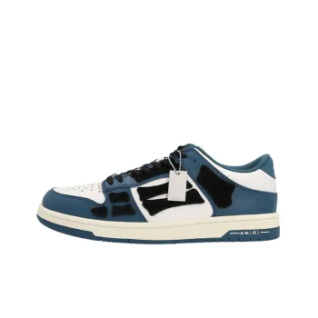 AMIRI Skel Top Low White Navy Blue Black
