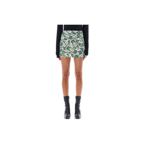 Vetements Casual Short Skirts Women's Green