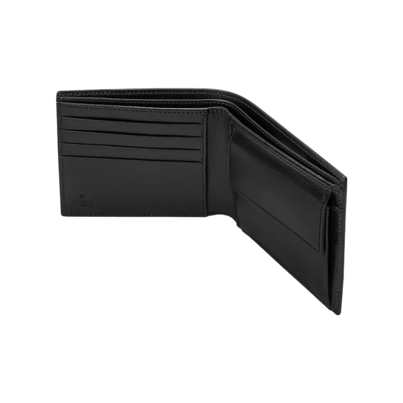 GUCCI GG Marmont Leather Wallet Regular Men's Black-3