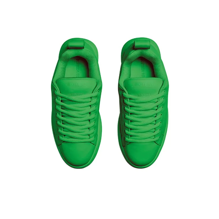 Bottega Veneta Puddle Low Top Skateboard Shoes Men's Green-2