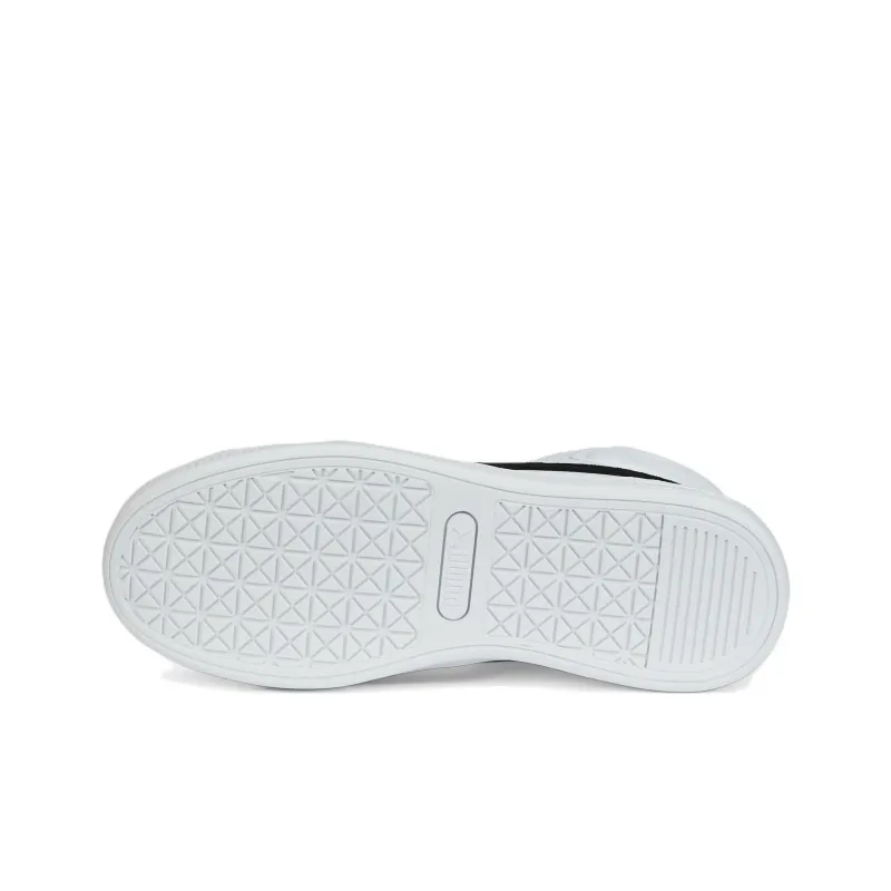 PUMA Vikky V3 Mid L Skateboard Shoes Women's High-Top White/Black-5