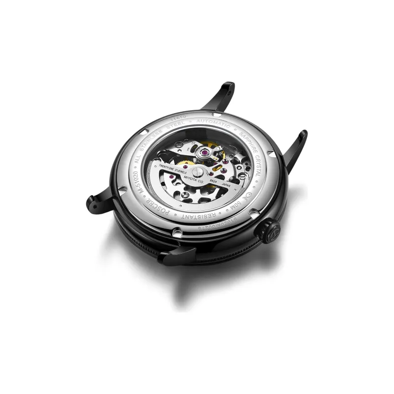POSCER Automatic Mechanical Movement Watch Men's Watches Black Dial-3