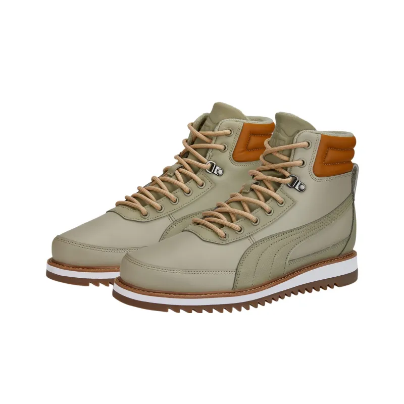 PUMA Desierto V2 Slip Resistant Coverage Thermal High Top Casual Shoes Men's Taupe-2