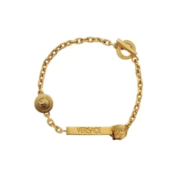 VERSACE Medusa Greca Chain Bracelet