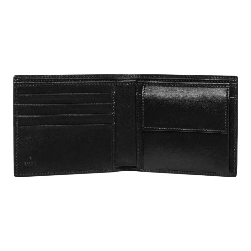 GUCCI GG Marmont Leather Wallet Regular Men's Black-4