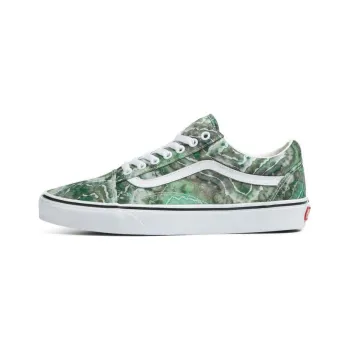 Old Skool Vans 'Tie Dye Green'
