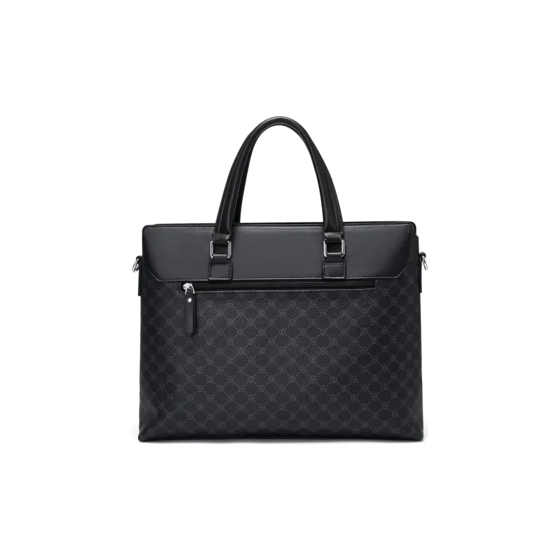 GOLF PVC Laptop Bag, Handbag, Shoulder Bag, Crossbody Bag, Briefcase Tubas Men's Black-1