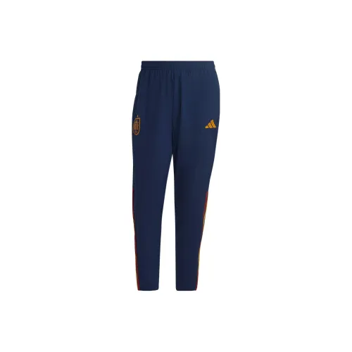 Adidas Knitted Sweatpants Men Blue