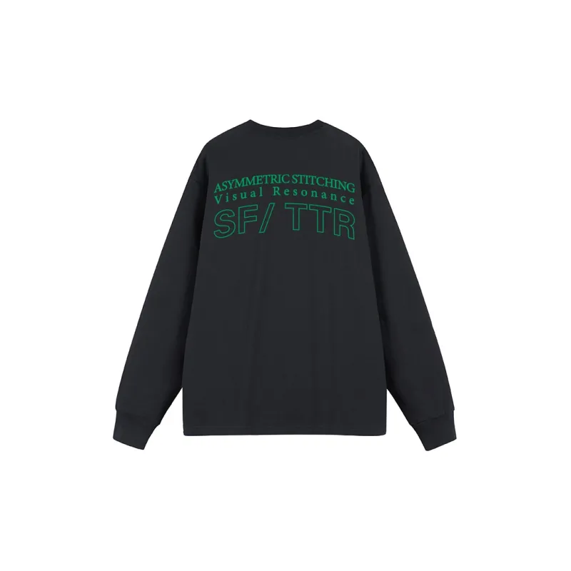 SFTTR Straight Long Sleeved T Shirt Unisex-0