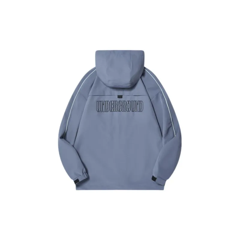 PEAK Jackets Men Gray Blue-1