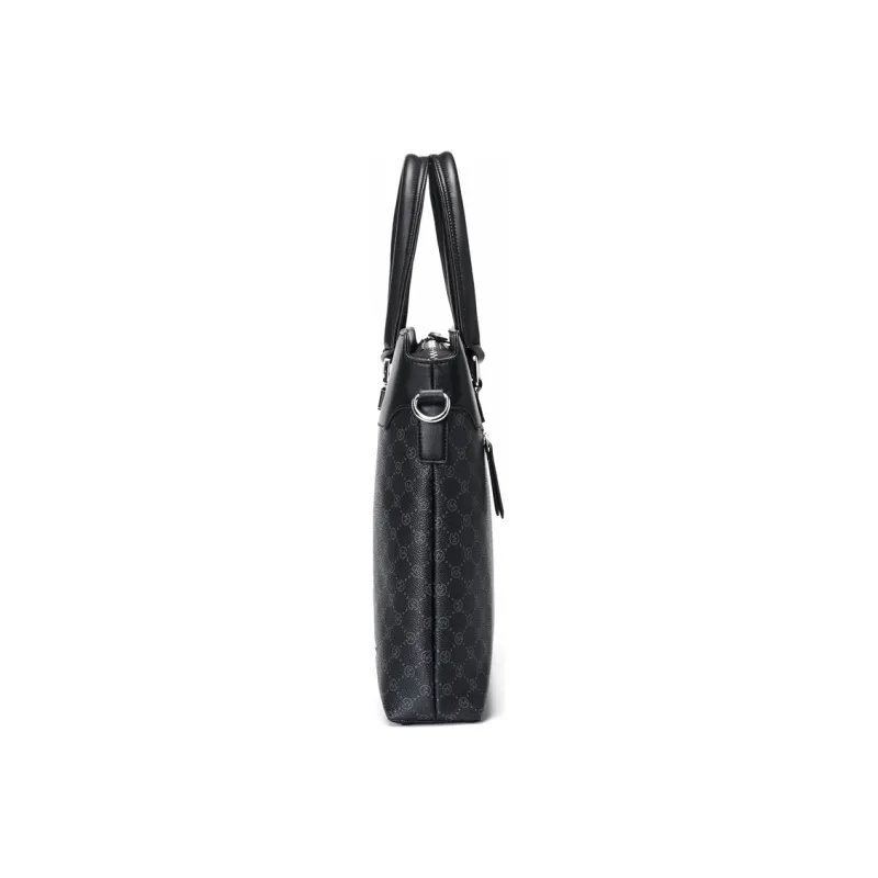 GOLF PVC Laptop Bag, Handbag, Shoulder Bag, Crossbody Bag, Briefcase Tubas Men's Black-3