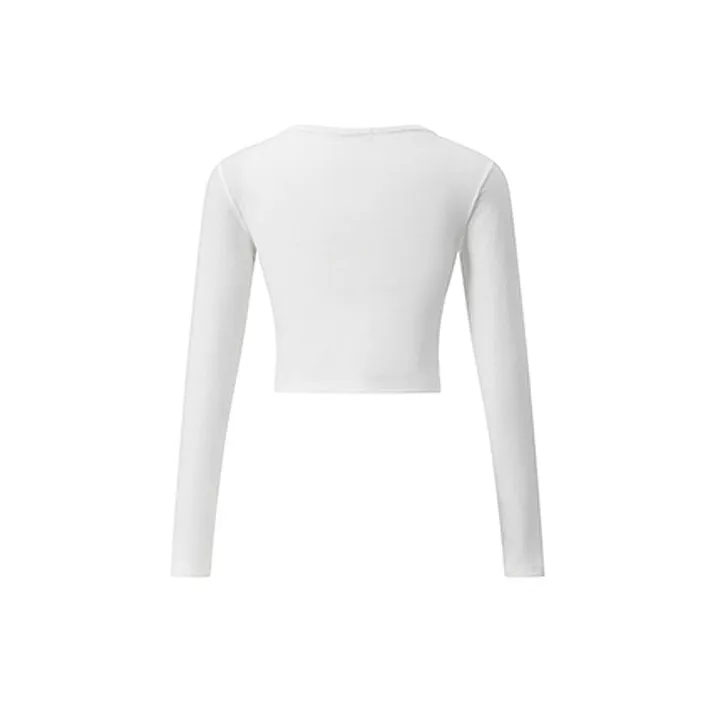 MacyMccoy FW22 Long-Sleeved T-Shirt Women's White-1