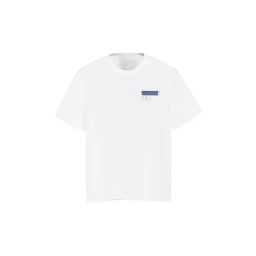AFFIX FW22 Crew Neck Loose Fit Other Short-Sleeved T-Shirt Men's White