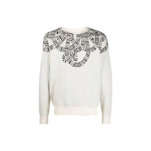 Marcelo Burlon County Of Milan Snake Wings-intarsia Crew Neck Jumper