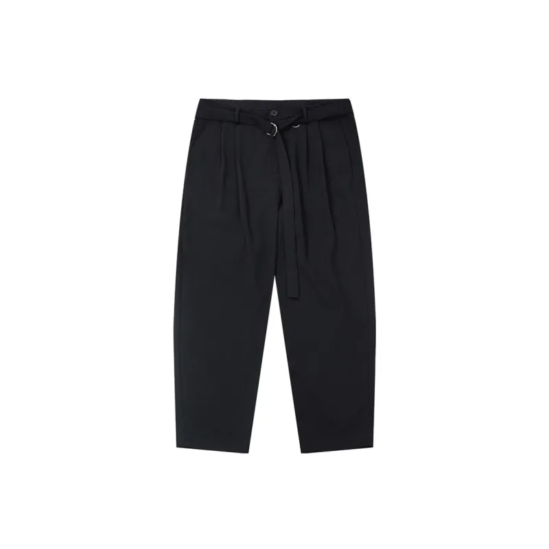 WAYNEXZAVIER Tapered Pants Casual Pants Men's Black-1