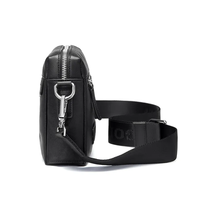 GOLF Cow Leather Bag, Crossbody Bag, Shoulder Bag Men's Black-2
