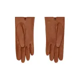 CELINE Leather Gloves Women's Brown