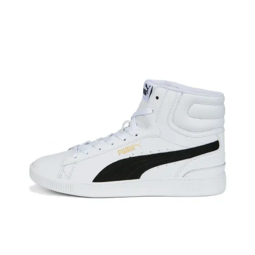 PUMA Vikky V3 Mid L Skateboard Shoes Women's High-Top White/Black