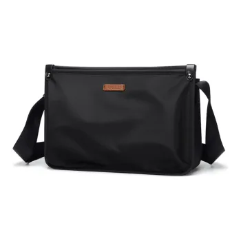 GOLF Oxford Laptop Crossbody Bag Regular Unisex Black/Gray