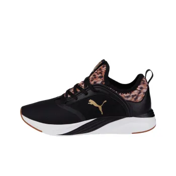 PUMA Softride Ruby Safari Anti-Slip And Wear-Resistant Lightweight Low-Top Running Shoes Women's Black Brown