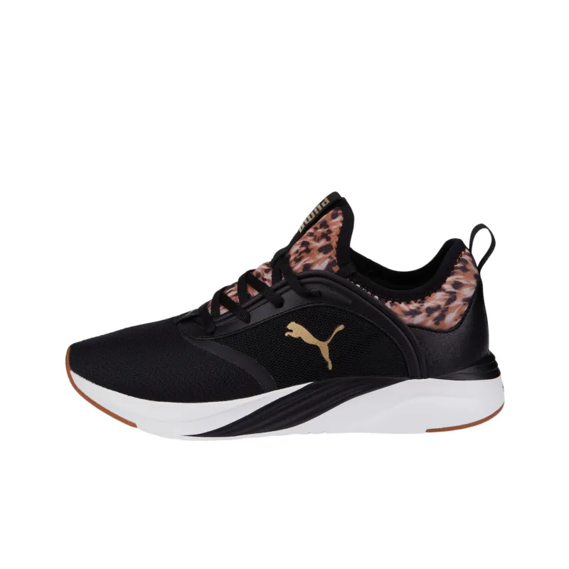 PUMA Softride Ruby Safari Anti-Slip And Wear-Resistant Lightweight Low-Top Running Shoes Women's Black Brown-0