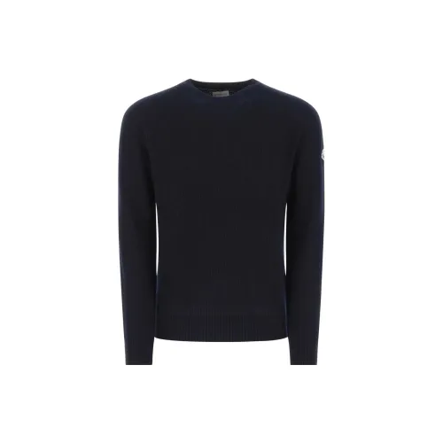 Moncler Cashmere Sweater Men Dark Blue