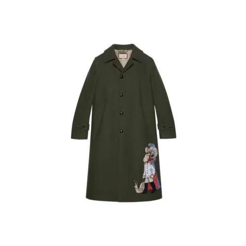 GUCCI Coats Men Green