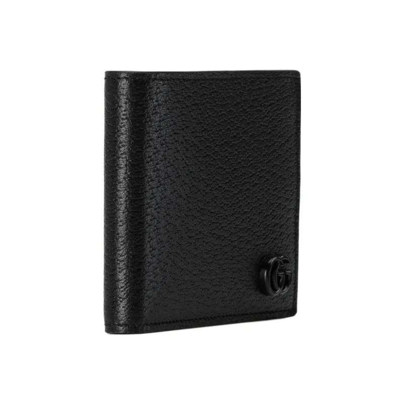 GUCCI GG Marmont Leather Wallet Men's Black-1