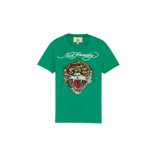 Ed Hardy T-Shirts Men E1OSM146 Olive Green