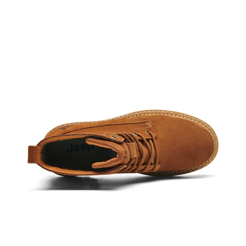 Jeep Martin Boots Men Earth Yellow-3