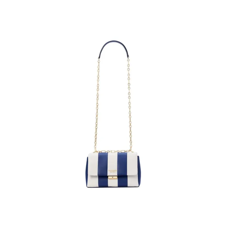 Kate Spade Multicolor Cow Leather Crossbody Bag Shoulder Bag Medium Size Women's Space Blue/White-3