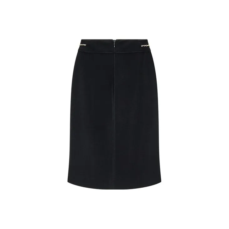 DKNY Casual Long Skirts Women's Black-1
